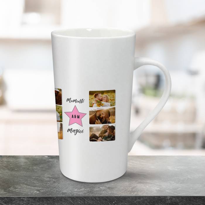Tazza per latte personalizzata 470ml - Momenti magici