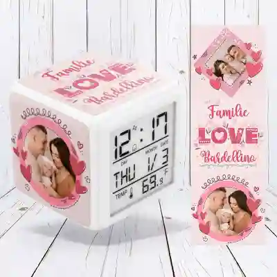Orologio digitale - L'amore della famiglia