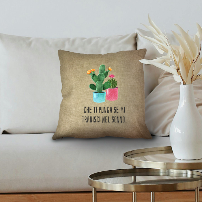 Cuscino personalizzato - Cactus