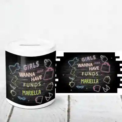 Salvadanaio personalizzato - Ragazze