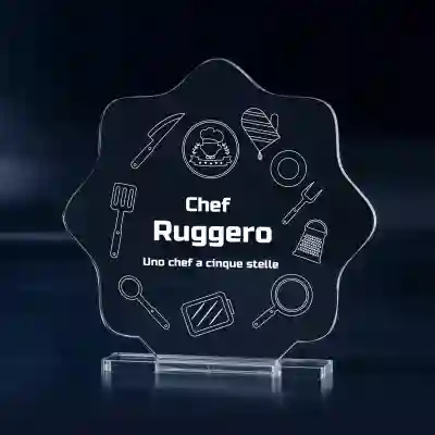 Trofeo Personalizzato - Cuoco a Cinque Stelle