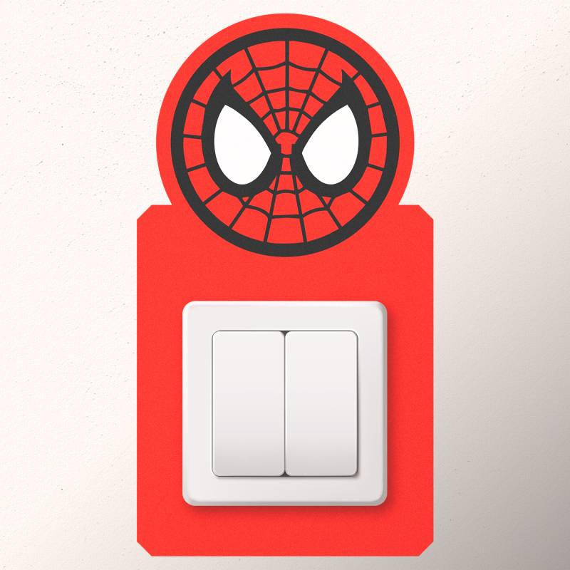 Adesivo per interruttore - Spiderman